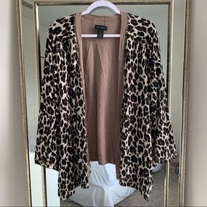 INVESTMENTS Reversible Open Front Cardigan